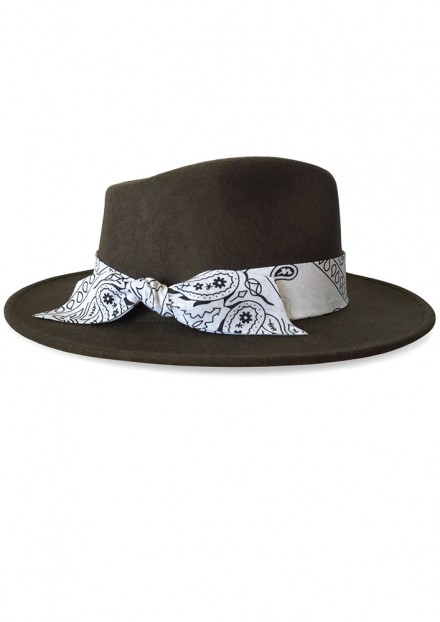 Kaki Bellaire x White Bandana Kaki Bellaire x White Bandana