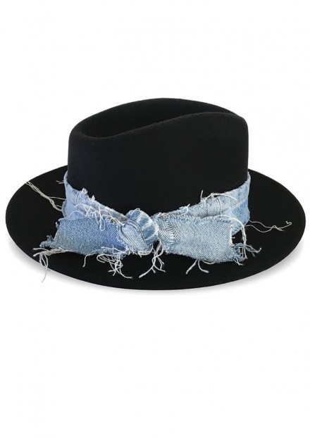 Black Bellaire x Blue Denim Black Bellaire x Blue Denim