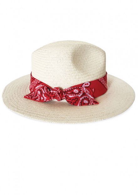 Melrose x Bandana Rouge | Authentique Panama Melrose x Bandana Rouge | Authentique Panama