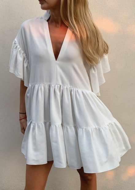 Robe Cloé - Blanc cassé