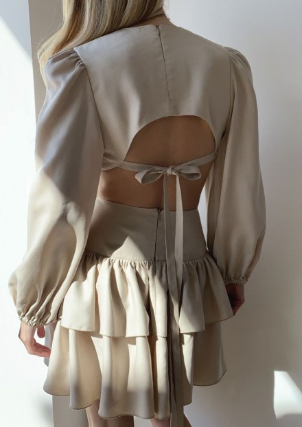 Robe Carlotta - Beige Robe Carlotta - Beige