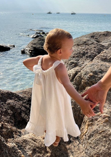 Robe Mila Enfant - Écru Robe Mila Enfant - Écru