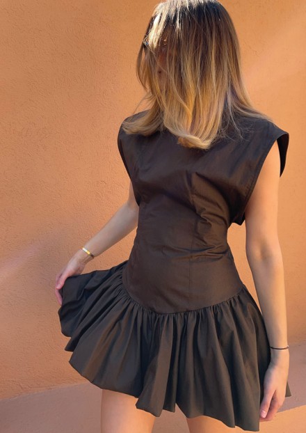 La robe Kate - Moka La robe Kate - Moka