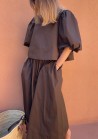 La blouse Alberta - moka