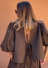 La blouse Alberta - moka