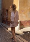 Ensemble chemise-short - motifs provençaux