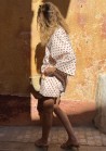 Ensemble chemise-short - motifs provençaux