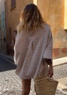 Short Jude - carreaux vichy beige