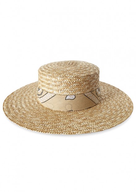 Canotier x Cream Bandana x Eyelets Canotier x Cream Bandana x Eyelets